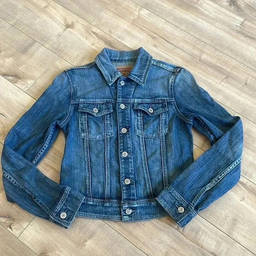Express Denim Jean Jacket Sz XS